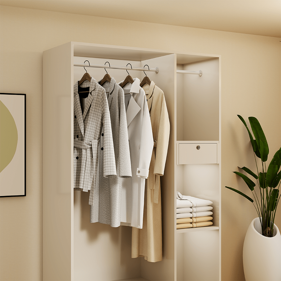 Emil 3 Door Hinge Wardrobe