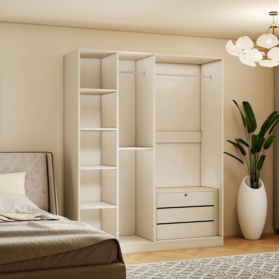 Emil 4 Door Hinge Wardrobe