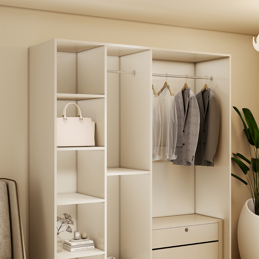 Emil 4 Door Hinge Wardrobe