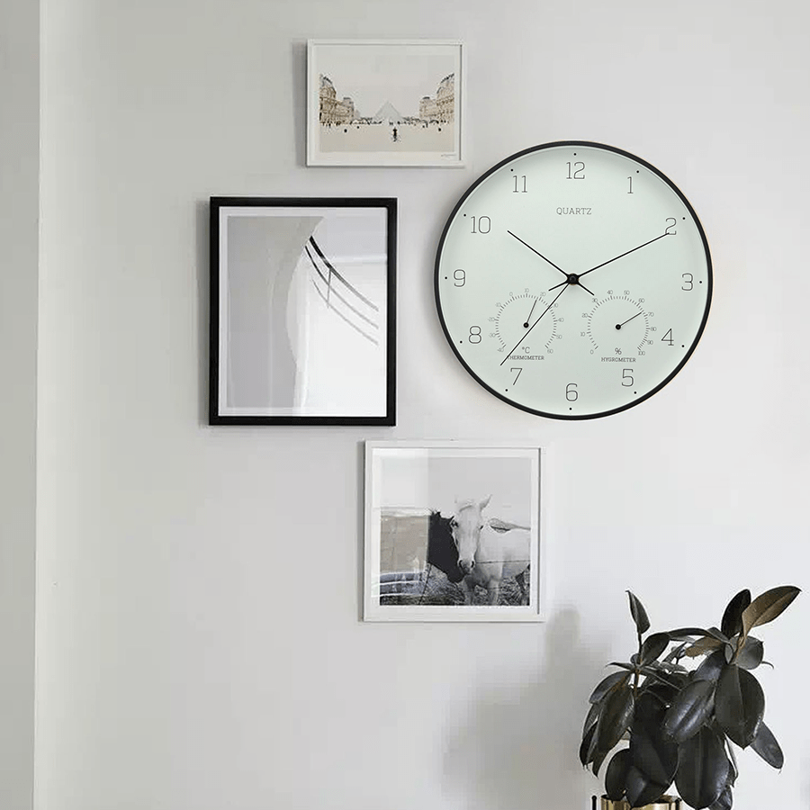 Enki Black Wall Clock Enki Black Wall Clock Mandaue Foam