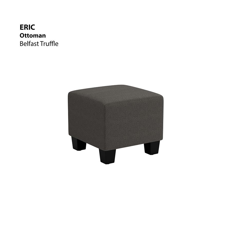 MORE ERIC OPTIONS Eric Ottoman Eric Ottoman Fabric Belfast Truffle Mandaue Foam
