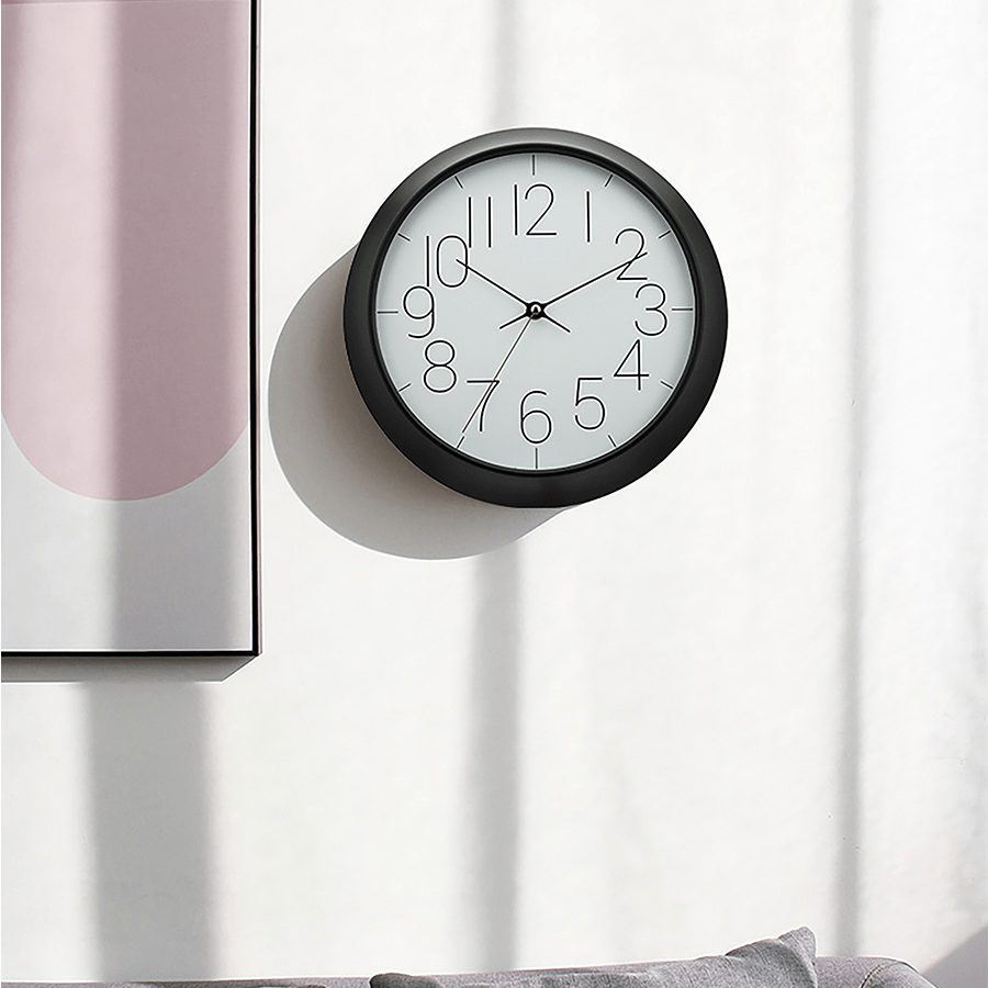 Esten Black Wall Clock Esten Black Wall Clock Mandaue Foam