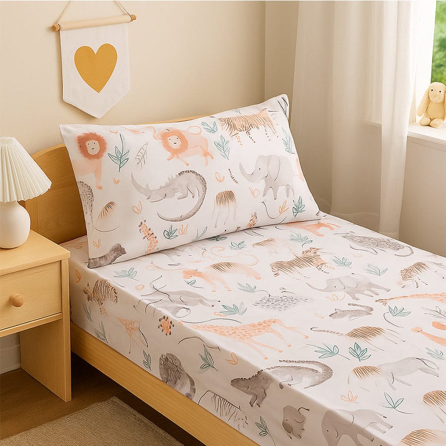 Evie Printed Kids 3pc Twin Sheet Set