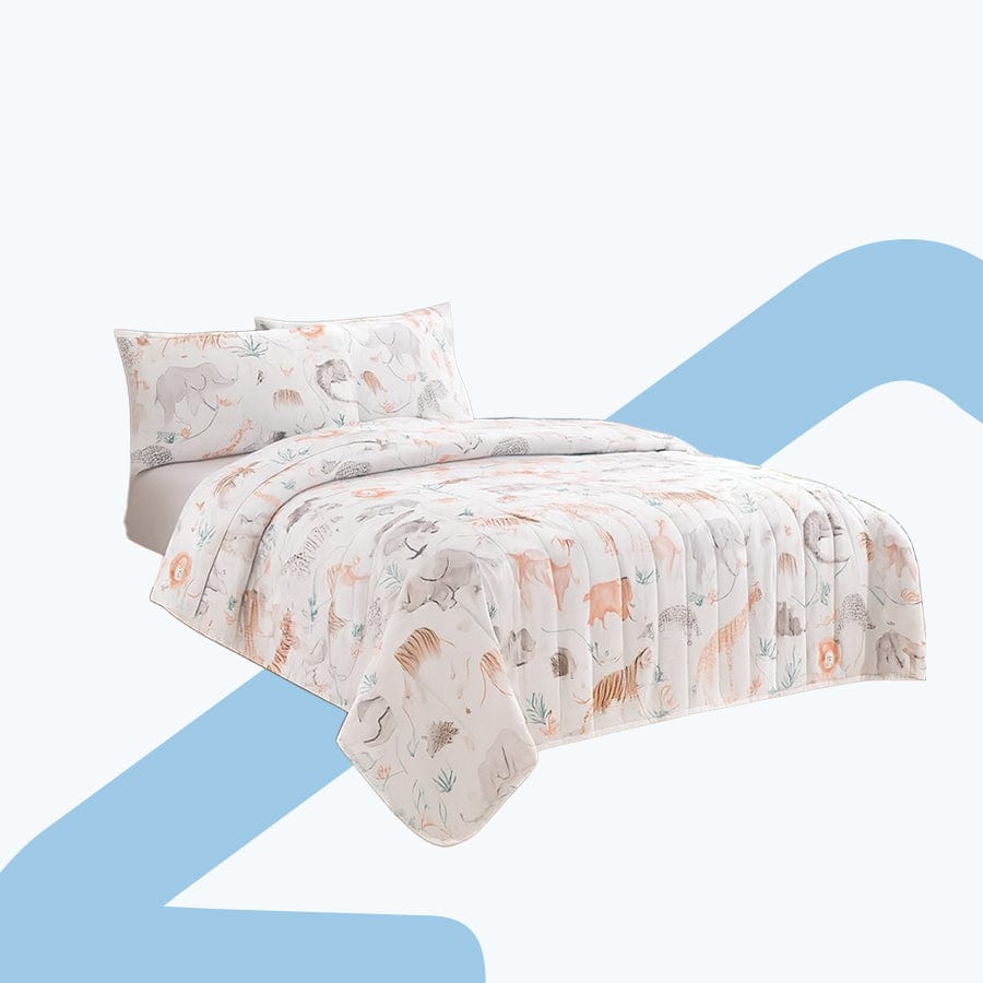 Evie Printed Kids 4pc Twin Sheet Set