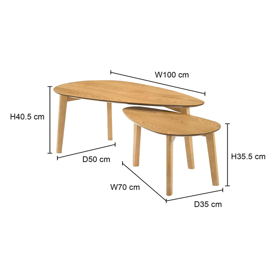 Ferida Nesting Coffee Table Ferida Nesting Coffee Table Mandaue Foam