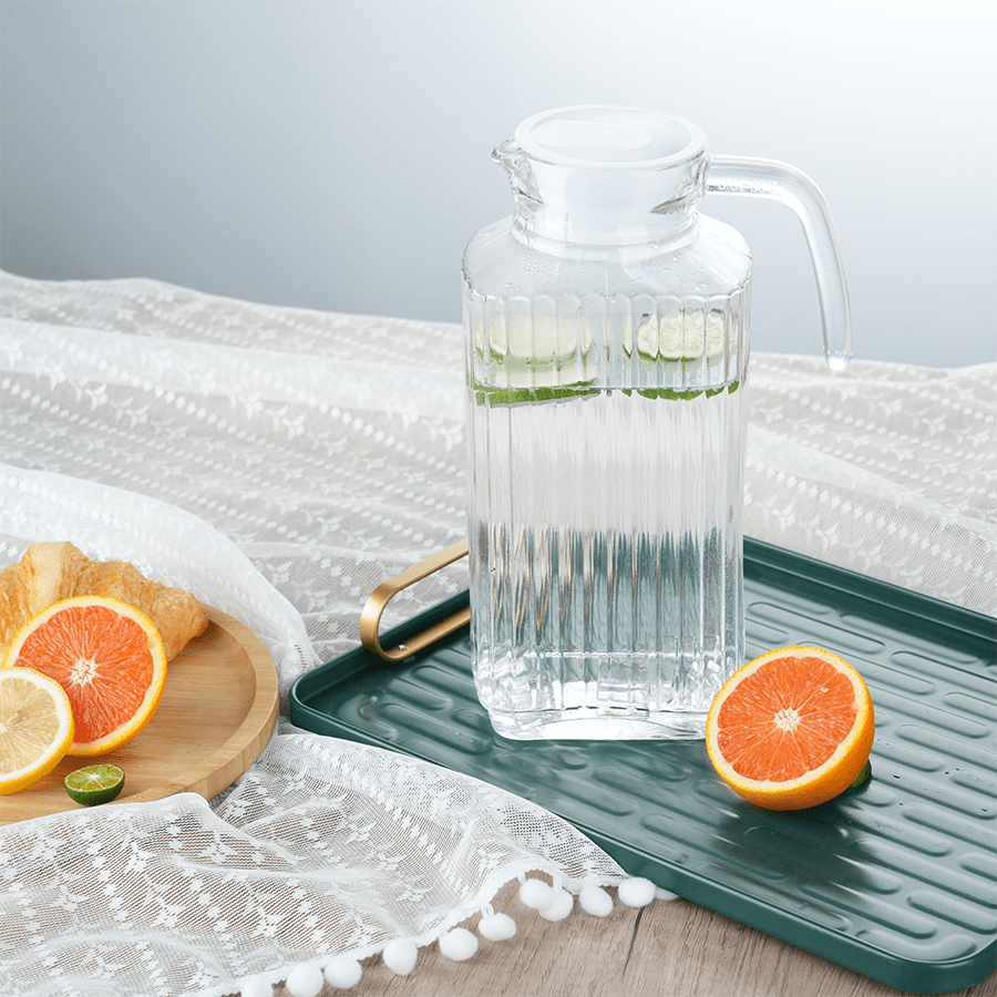 Fresca Glass Pitcher with Lid - 64oz Fresca Glass Pitcher with Lid - 64oz Mandaue Foam