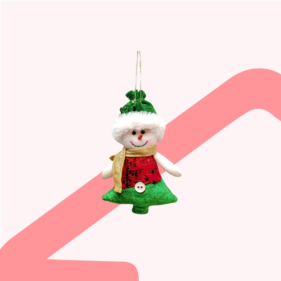 Frosty Hanging Snowman 16cm