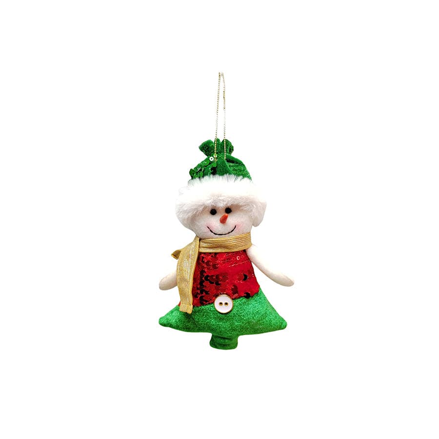 Frosty Hanging Snowman 16cm