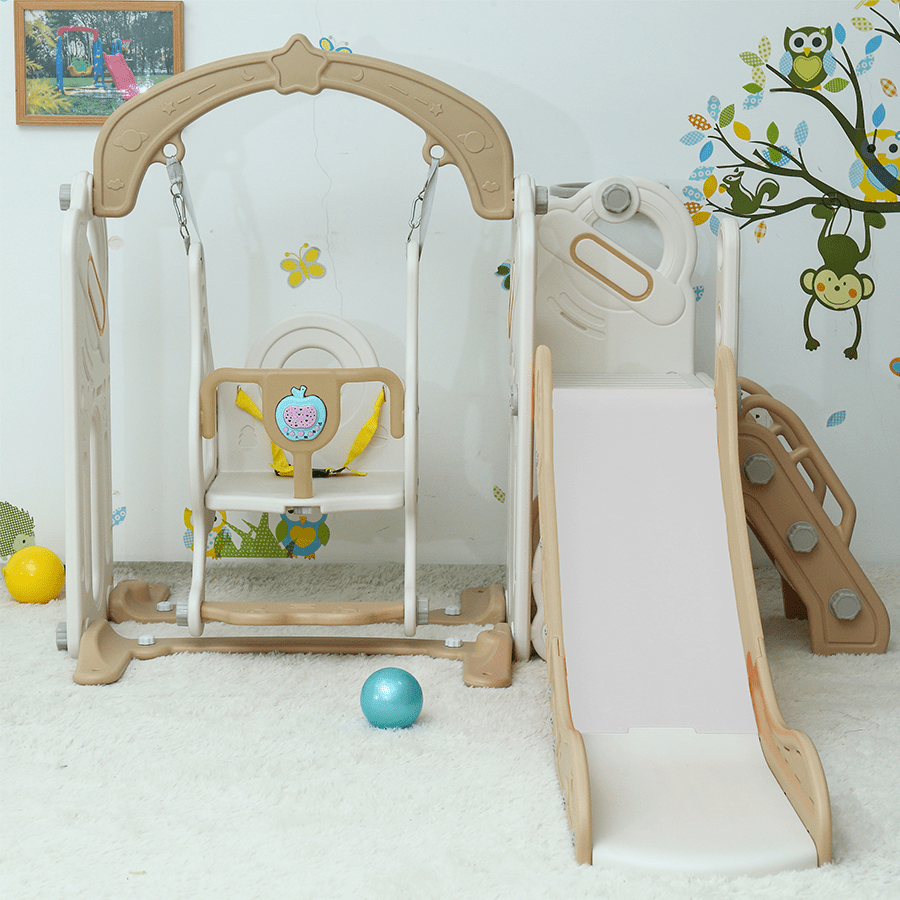 Frudie Kids Slide with Swing & Hoop