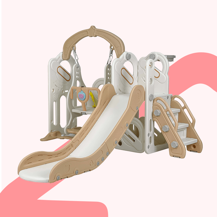 Frudie Kids Slide with Swing & Hoop