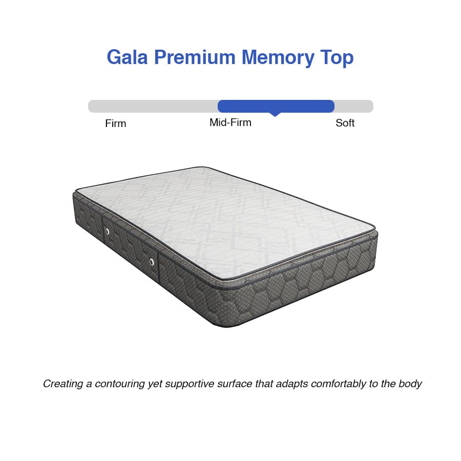 Gala Bed Premium Memory Spring Mattress