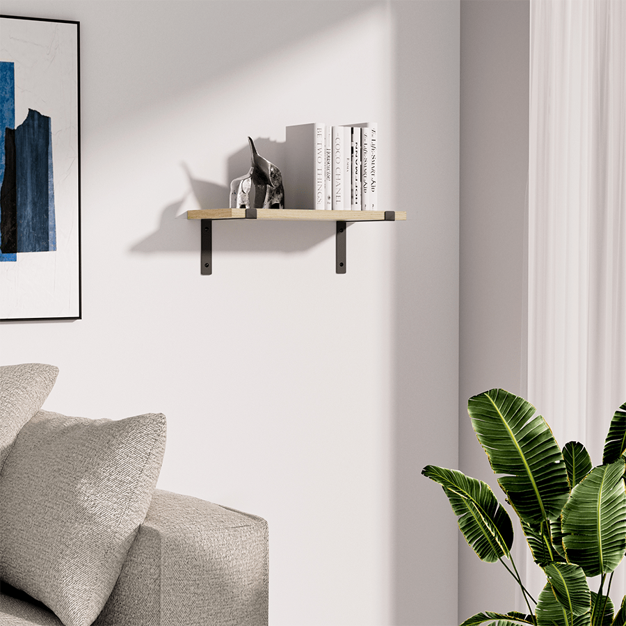 MORE GENIUS OPTIONS Genius Wall Shelf - 35x15x10 cm Genius Wall Shelf - 35x15x10 cm Oak Mandaue Foam