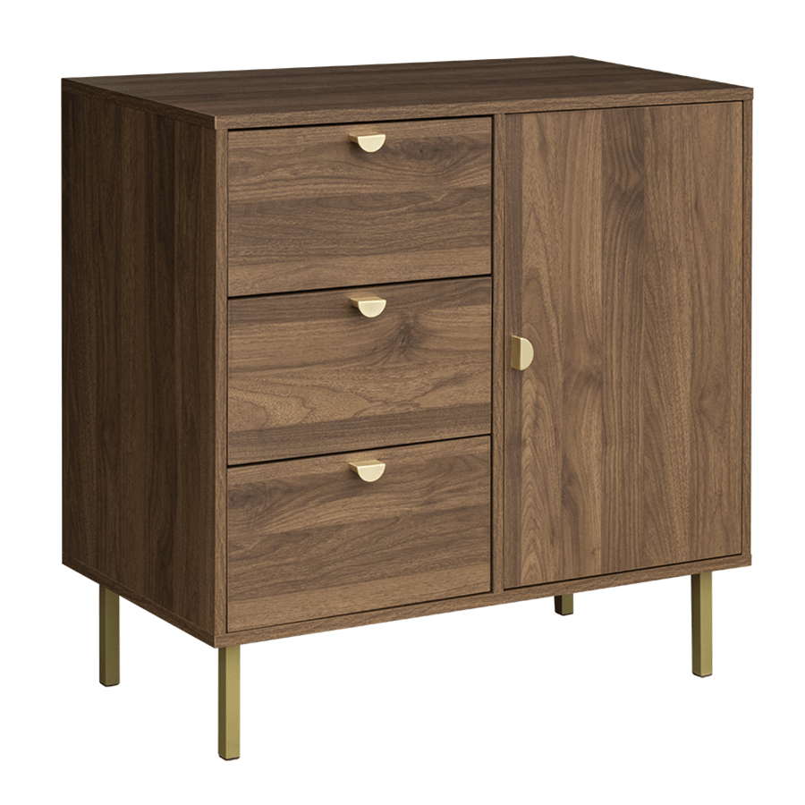 MORE GEORGINE OPTIONS Georgine 1 Door 3 Drawer Buffet Georgine 1 Door 3 Drawer Buffet Walnut Mandaue Foam