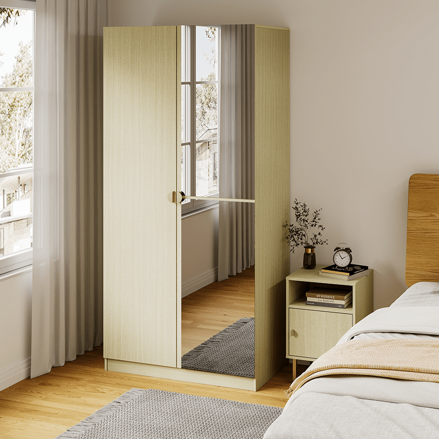 MORE GEORGINE OPTIONS Georgine 2 Door with Mirror Wardrobe Georgine 2 Door with Mirror Wardrobe Mandaue Foam