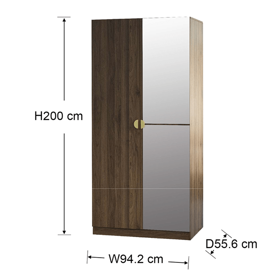 MORE GEORGINE OPTIONS Georgine 2 Door with Mirror Wardrobe Georgine 2 Door with Mirror Wardrobe Mandaue Foam