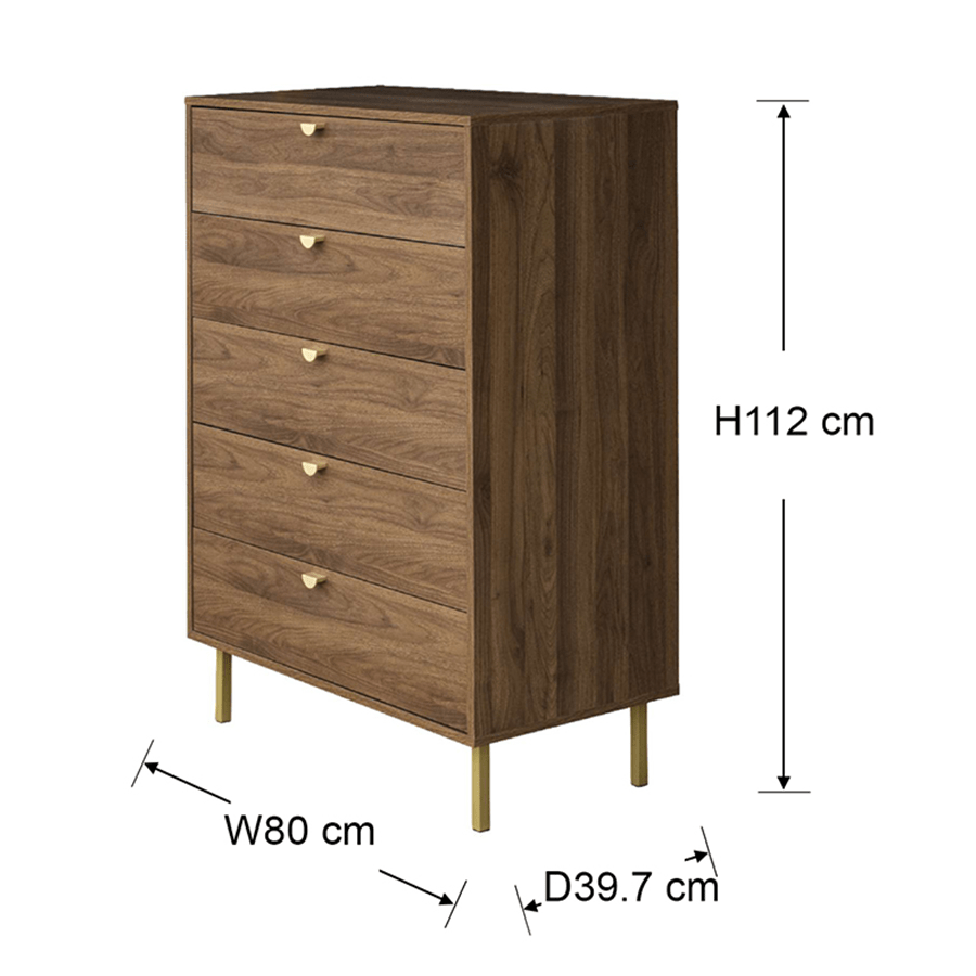 MORE GEORGINE OPTIONS Georgine 5 Chest of Drawer Georgine 5 Chest of Drawer Mandaue Foam