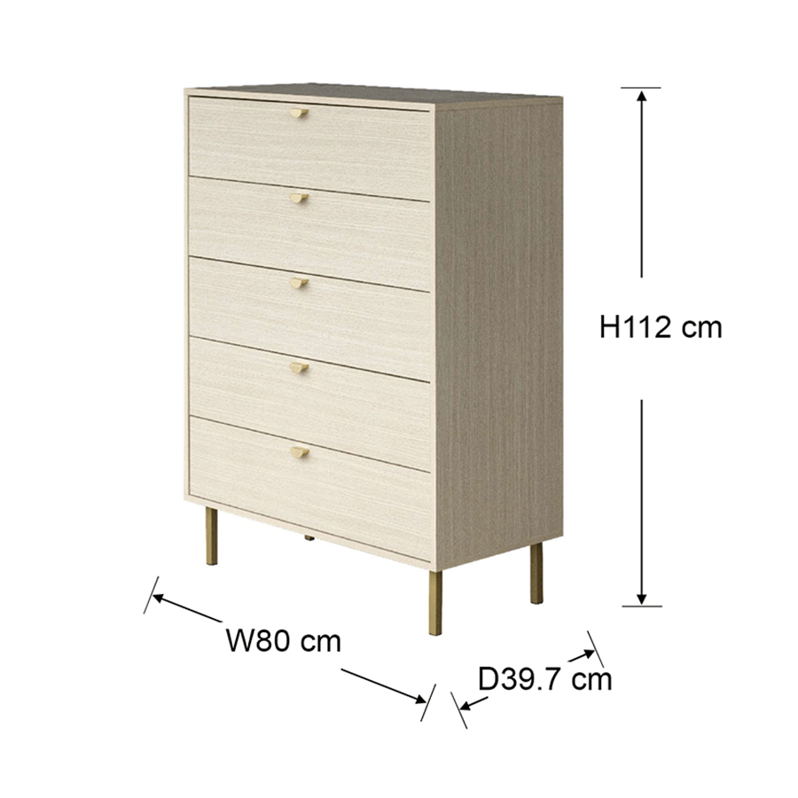 MORE GEORGINE OPTIONS Georgine 5 Chest of Drawer Georgine 5 Chest of Drawer Mandaue Foam