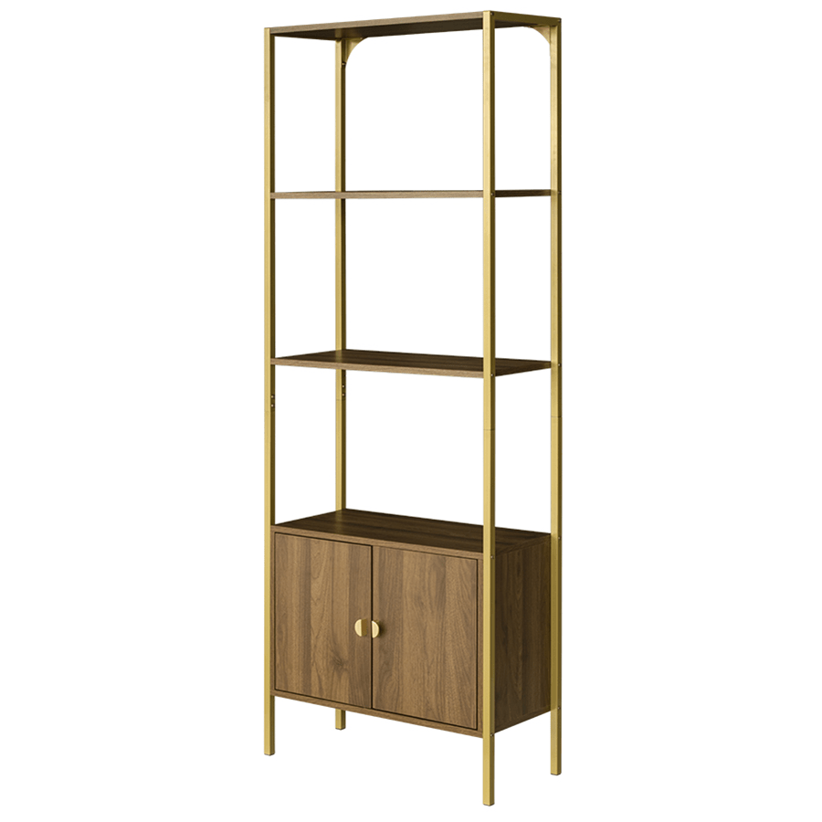 MORE GEORGINE OPTIONS Georgine Bookcase Georgine Bookcase Walnut Mandaue Foam