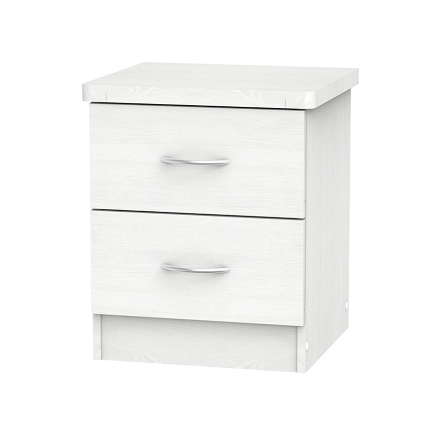 Geraine 2 Drawer Nightstand Geraine 2 Drawer Nightstand White Mandaue Foam