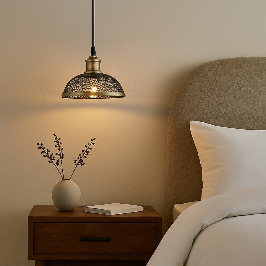 Gine Metal Mesh Pendant Light