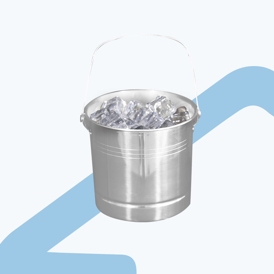 Glaceo Stainless Steel Ice Bucket