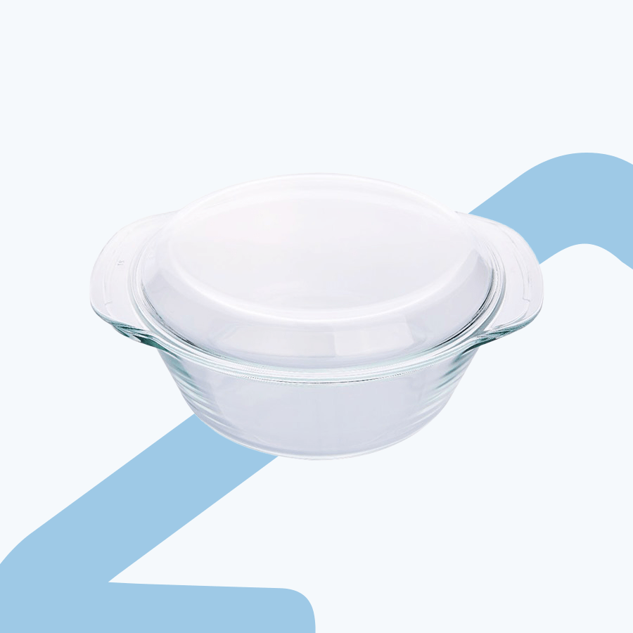 Glass Casserole with Lid