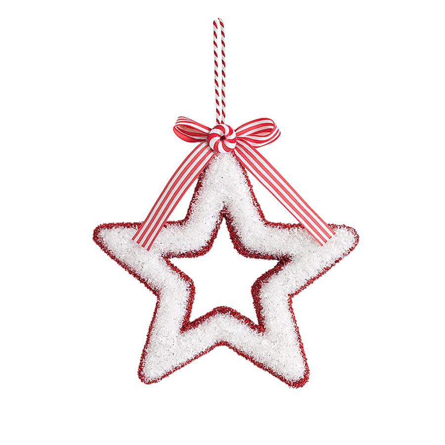 Glitter Star Hanging Ornament 25cm
