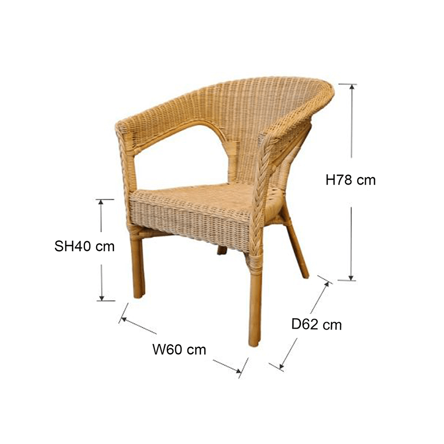 Gorda Wicker Armchair Gorda Wicker Armchair Mandaue Foam