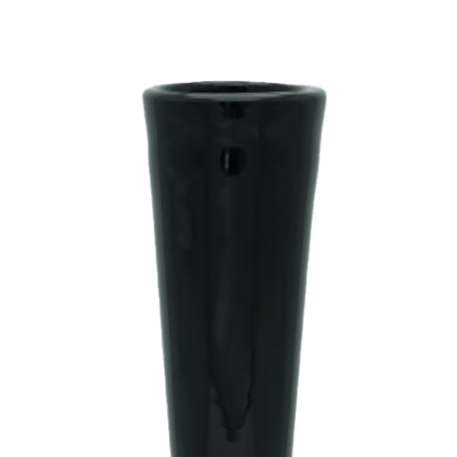 Gourd Black Glass Vase 36cm Gourd Black Glass Vase 36cm Mandaue Foam