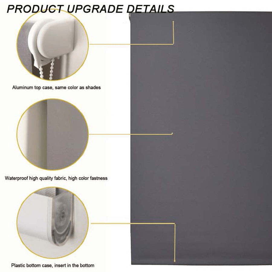 Gray Blackout Roller Shades Gray Blackout Roller Shades Mandaue Foam