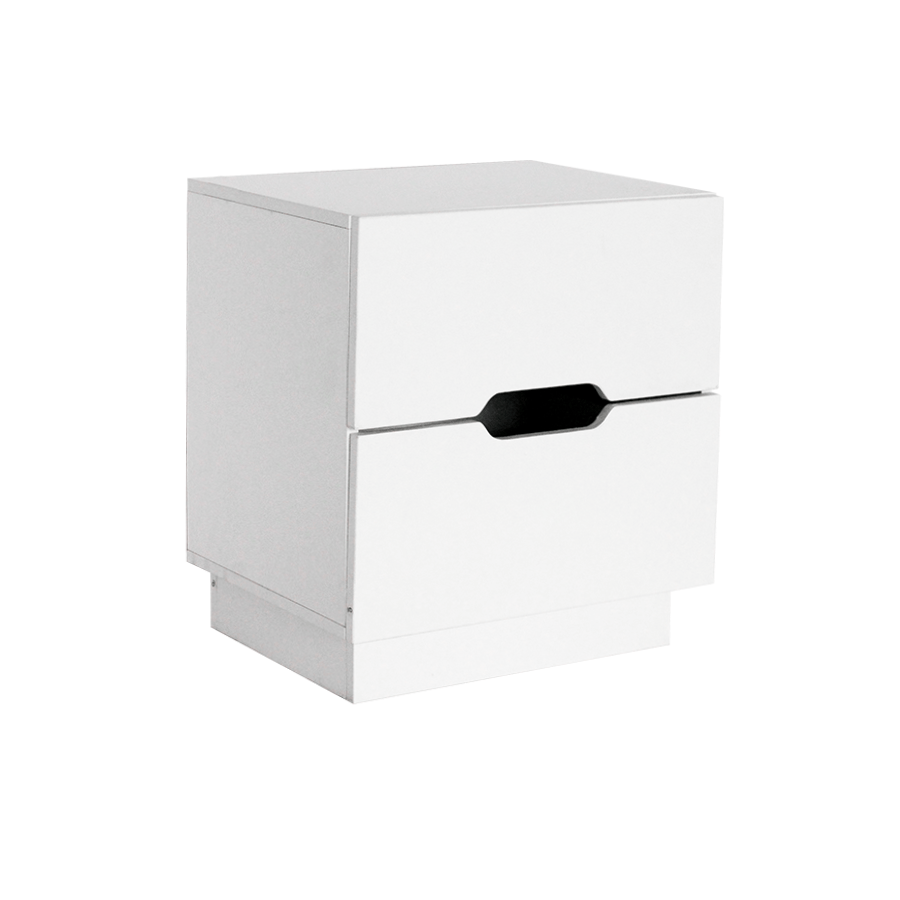 Gretta Nightstand Gretta Nightstand White Mandaue Foam
