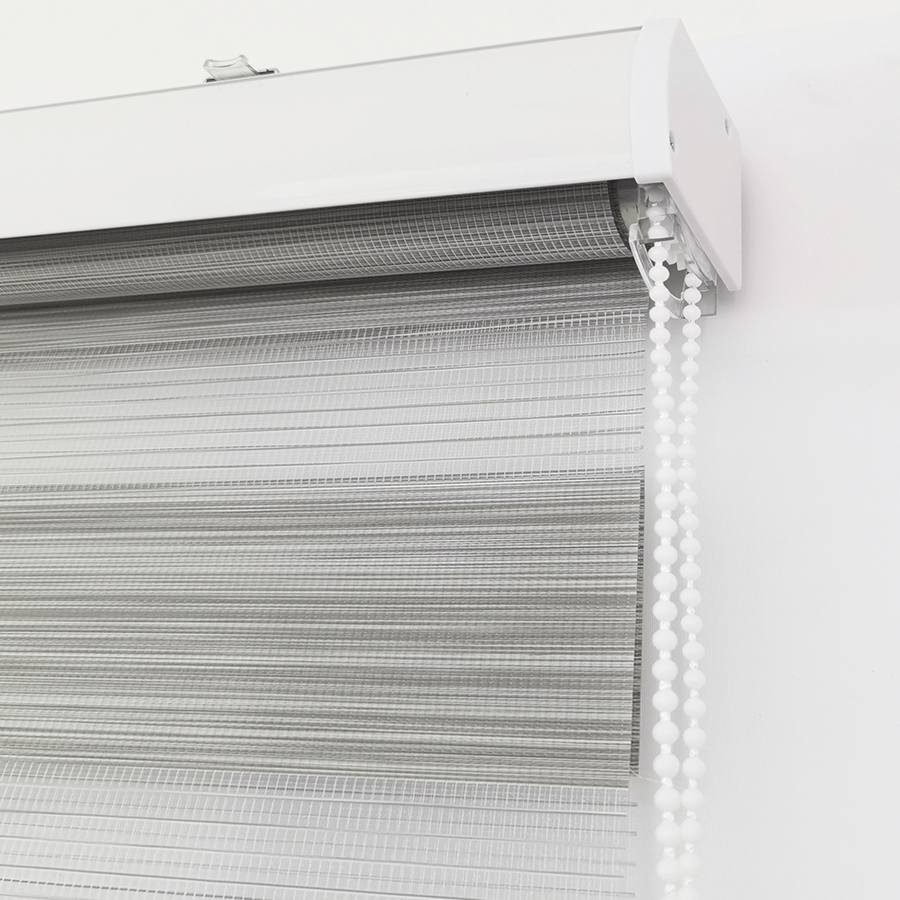 Grey Linen Zebra Semi-Blackout Blinds Grey Linen Zebra Semi-Blackout Blinds Mandaue Foam
