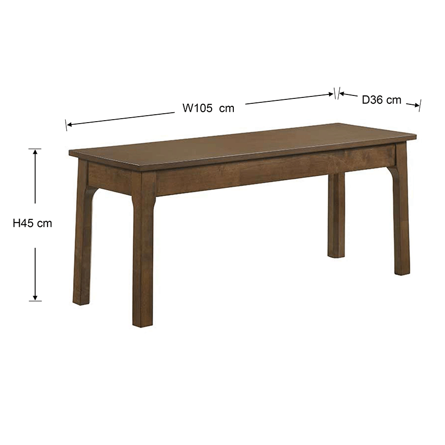 Gunter Wooden Bench Gunter Wooden Bench Mandaue Foam