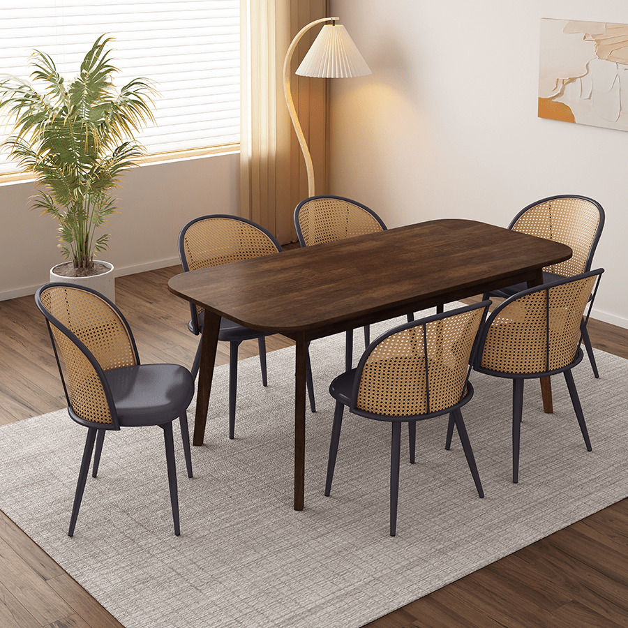 Hadwin Rattan Dining Chair Hadwin Rattan Dining Chair Mandaue Foam