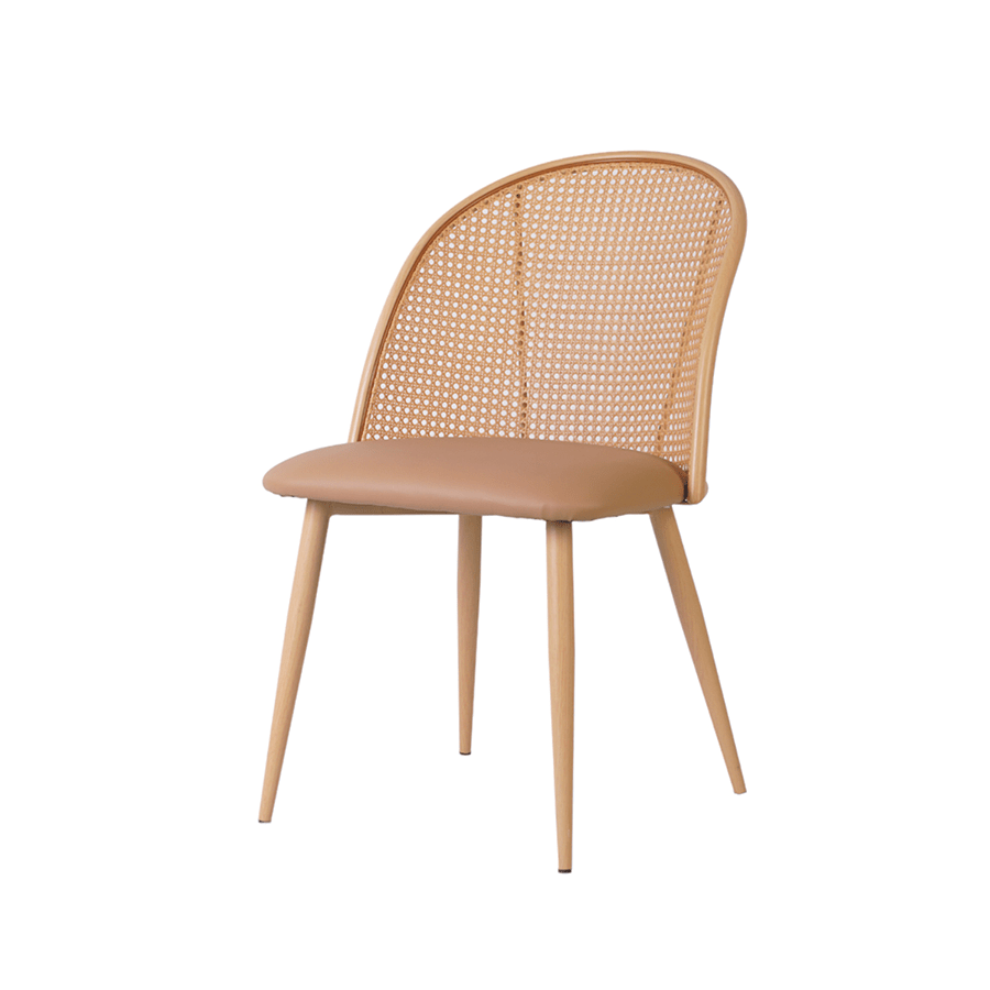 Hadwin Rattan Dining Chair Hadwin Rattan Dining Chair Almond Mandaue Foam