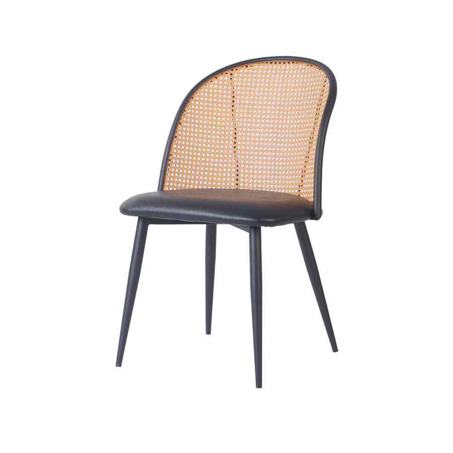Hadwin Rattan Dining Chair Hadwin Rattan Dining Chair Black Mandaue Foam
