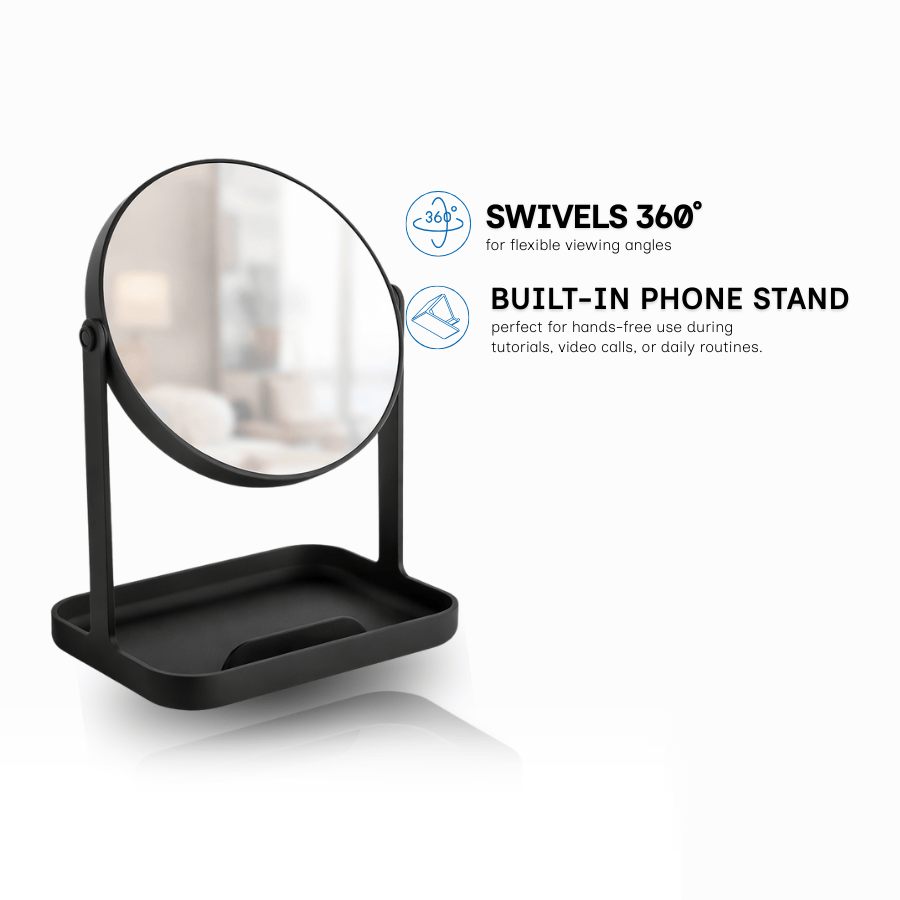 Han Magnifying Mirror with Phone Stand