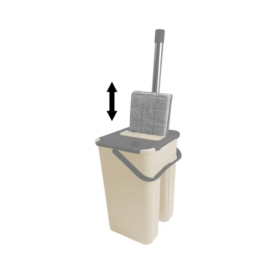Hands-free Flat Mop with Wringer Bucket Hands-free Flat Mop with Wringer Bucket Mandaue Foam