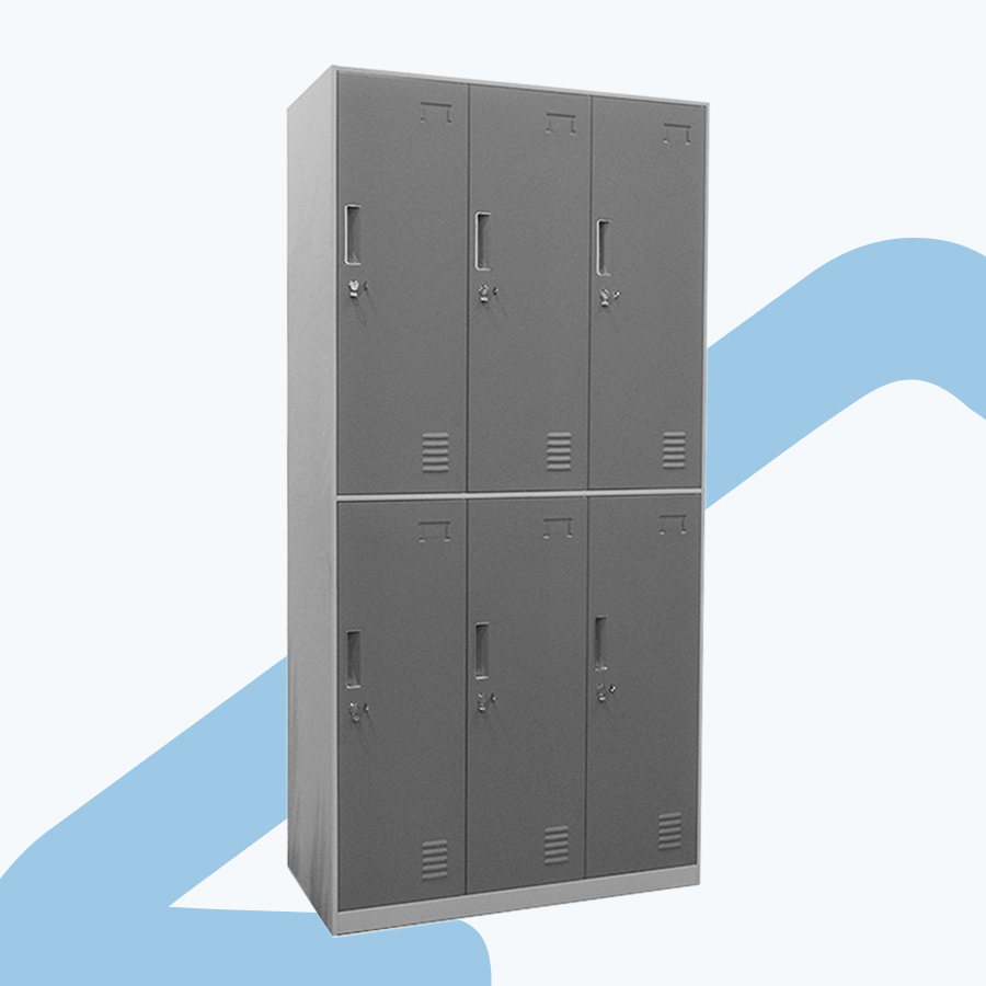 Hanley 6 Door Metal Locker