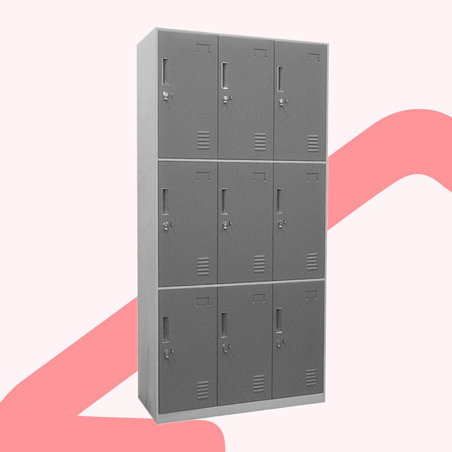 Hanley 9 Door Metal Locker