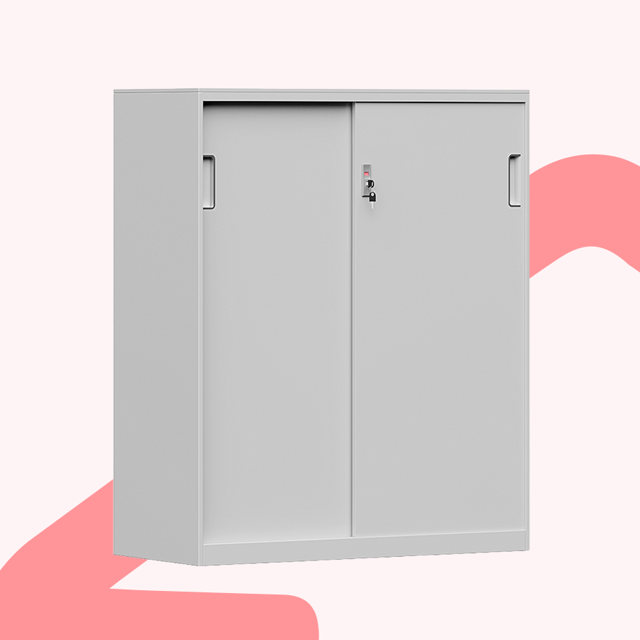 Hanley Metal Sliding Door Cabinet