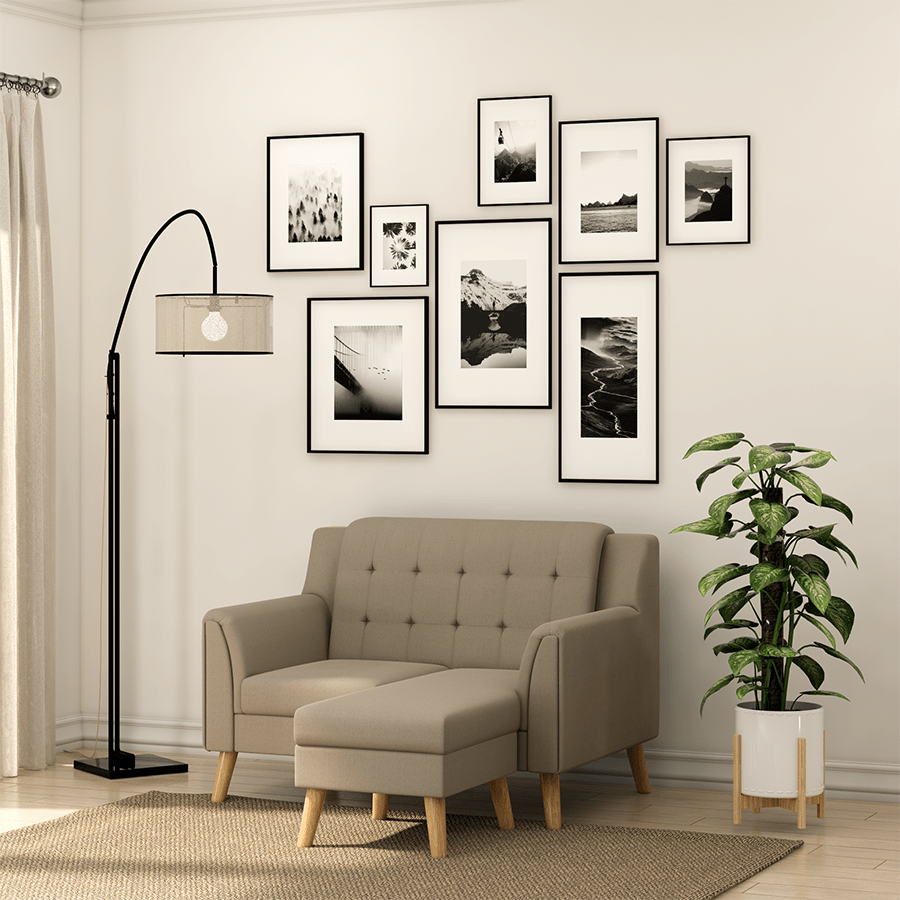 Hannah L-shape 2 Seat Sofa