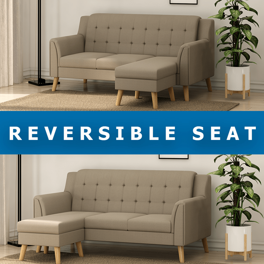 Hannah L-shape 3 Seat Sofa