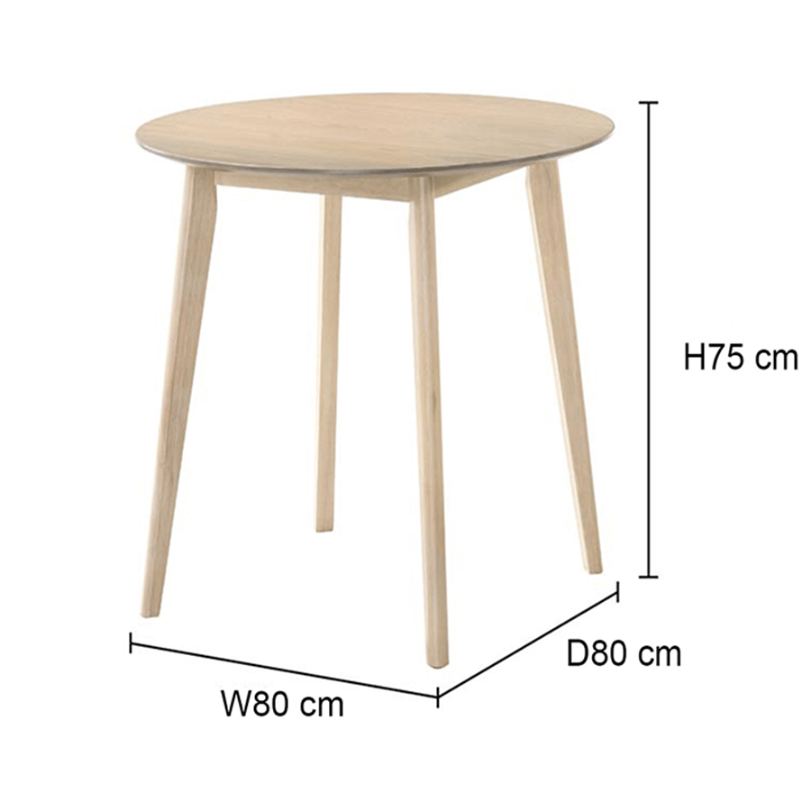 Harold 80 cm Dining Table Harold 80 cm Dining Table Mandaue Foam