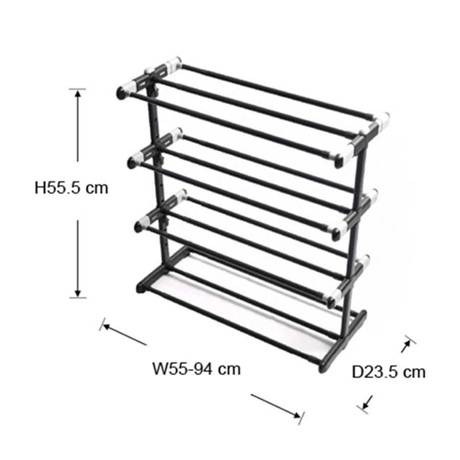 Hilda Extendable 4 Tier Shoe Rack Hilda Extendable 4 Tier Shoe Rack Mandaue Foam