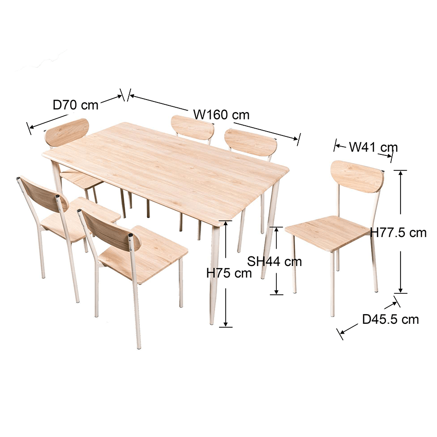 Howard 6 Seater Dining Set