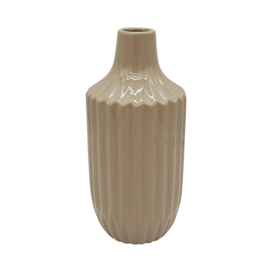 Howard Ribbed Ceramic Vase