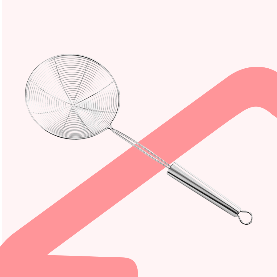 Ian Stainless Steel Deep Fry Skimmer