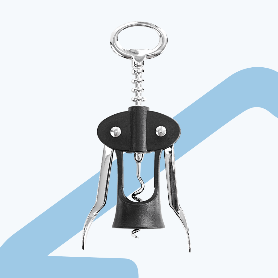 Ian Winged Corckscrew with Bottle Opener