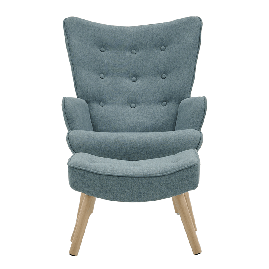 Ivan Armchair with Foot Stool Ivan Armchair with Foot Stool Mandaue Foam